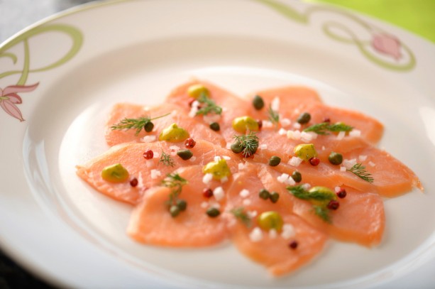 Smoked Salmon Carpaccio