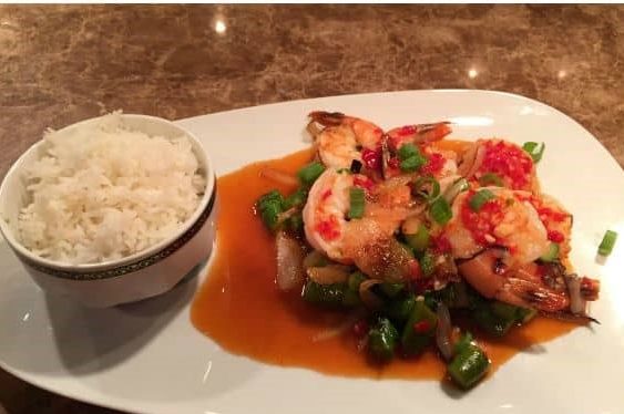 Sweet Chilli King Prawns