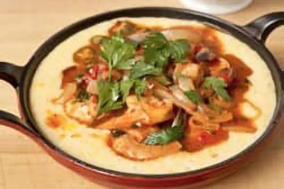 Shrimp, Andouille and Grits