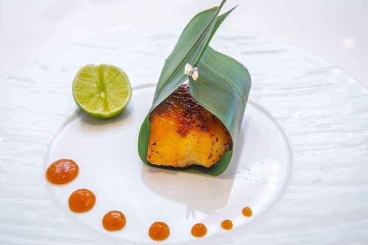 Miso-Glazed Sea Bass