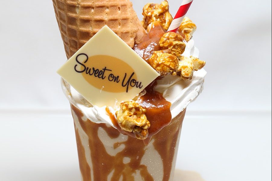 Caramel Waffle Cone Milkshake