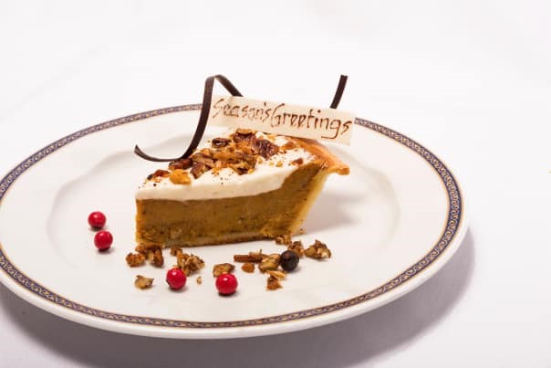 Pumpkin Pie with Crunchy Pecan