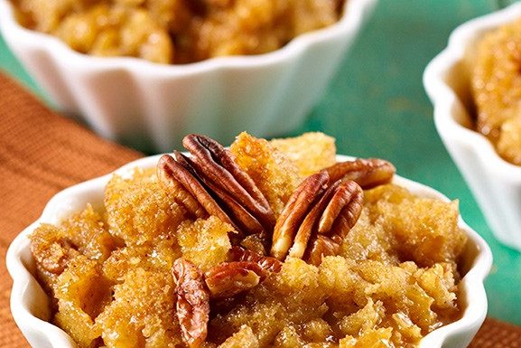Bread Pudding with Warm Bourbon Sauce