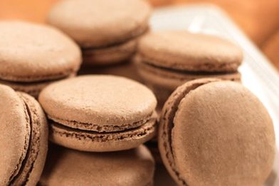 Chocolate Macarons