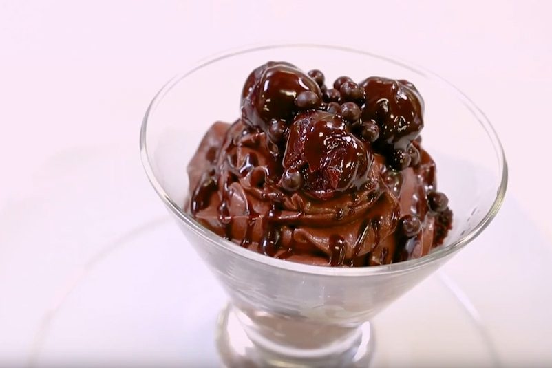 Celebrity Cherry Chocolate Trifle