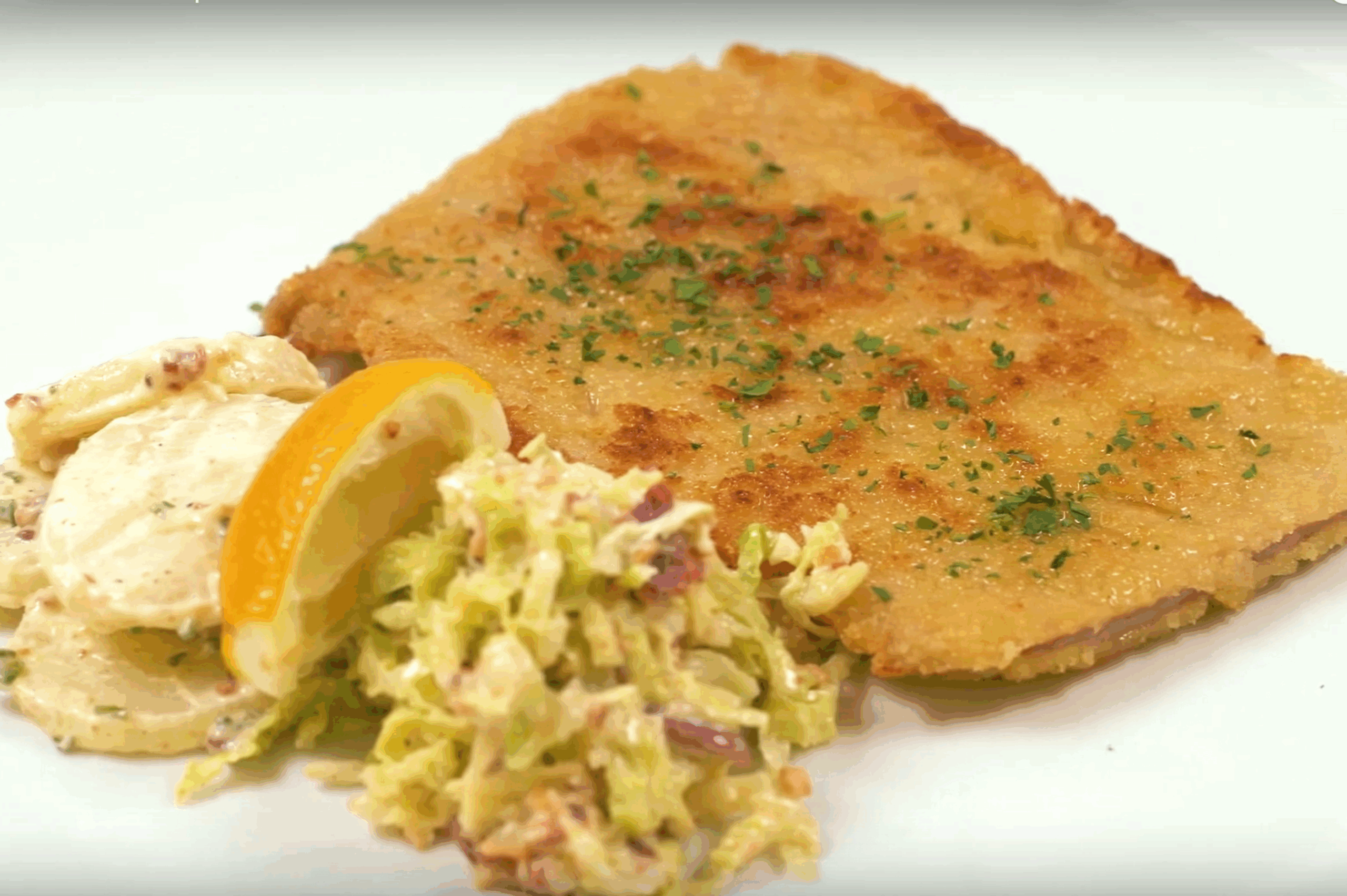 Celebrity Pork Schnitzel