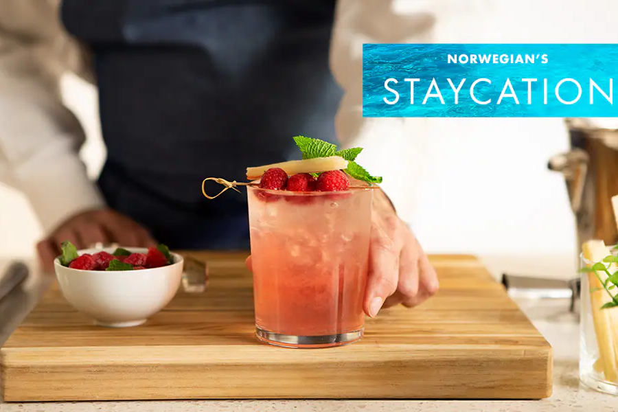 Raspberry Guava Mojito