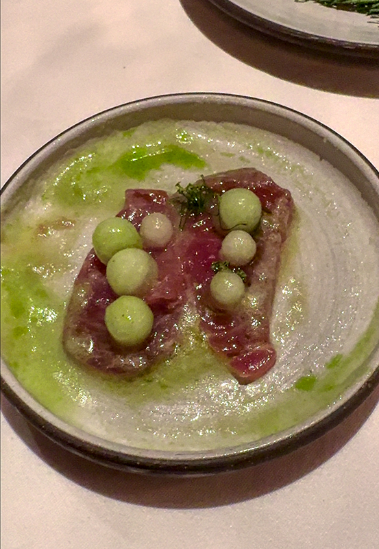 Elderberry House – Tuna Crudo