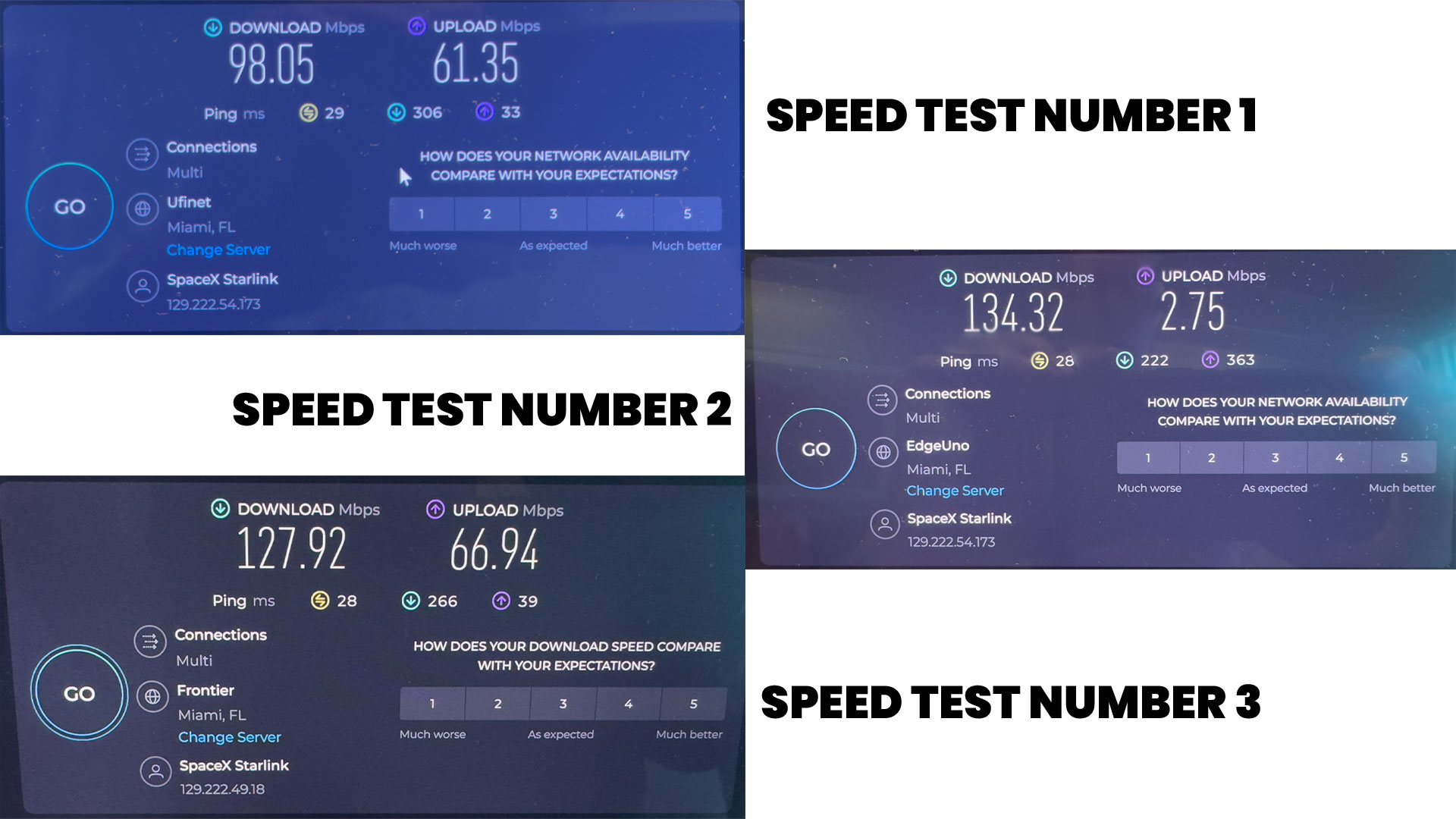 MSC Seashore: Image of internet speed MSC Seashore: Image of internet speed